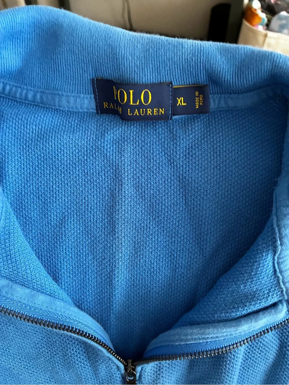 Polo by Ralph Lauren Bright Blue Half-Zip Pullover